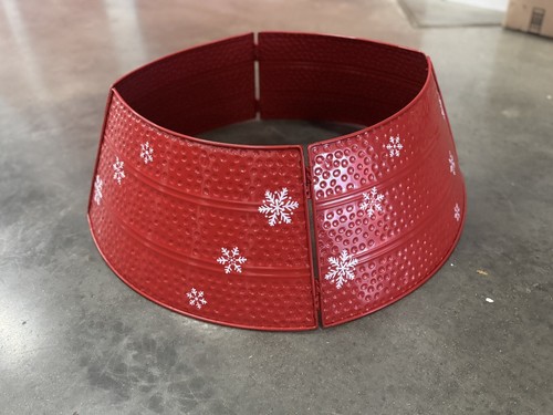 HOMCOM Christmas Tree Collar, Steel Tree Ring Skirt, 26" x 26" x 9" (779) - Bild 3 von 4