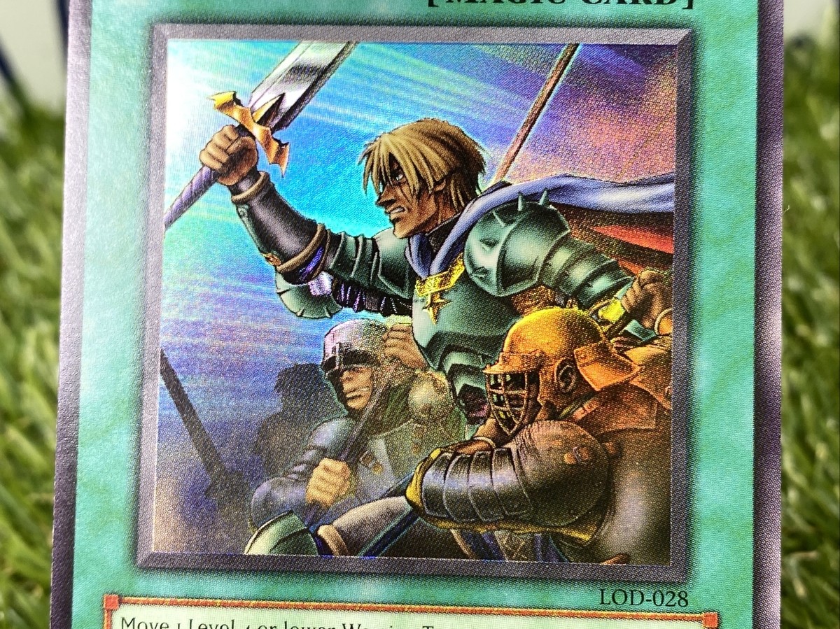 Yugioh Reinforcement of the Army LOD-028 Super Rare 1st Edition HP 
