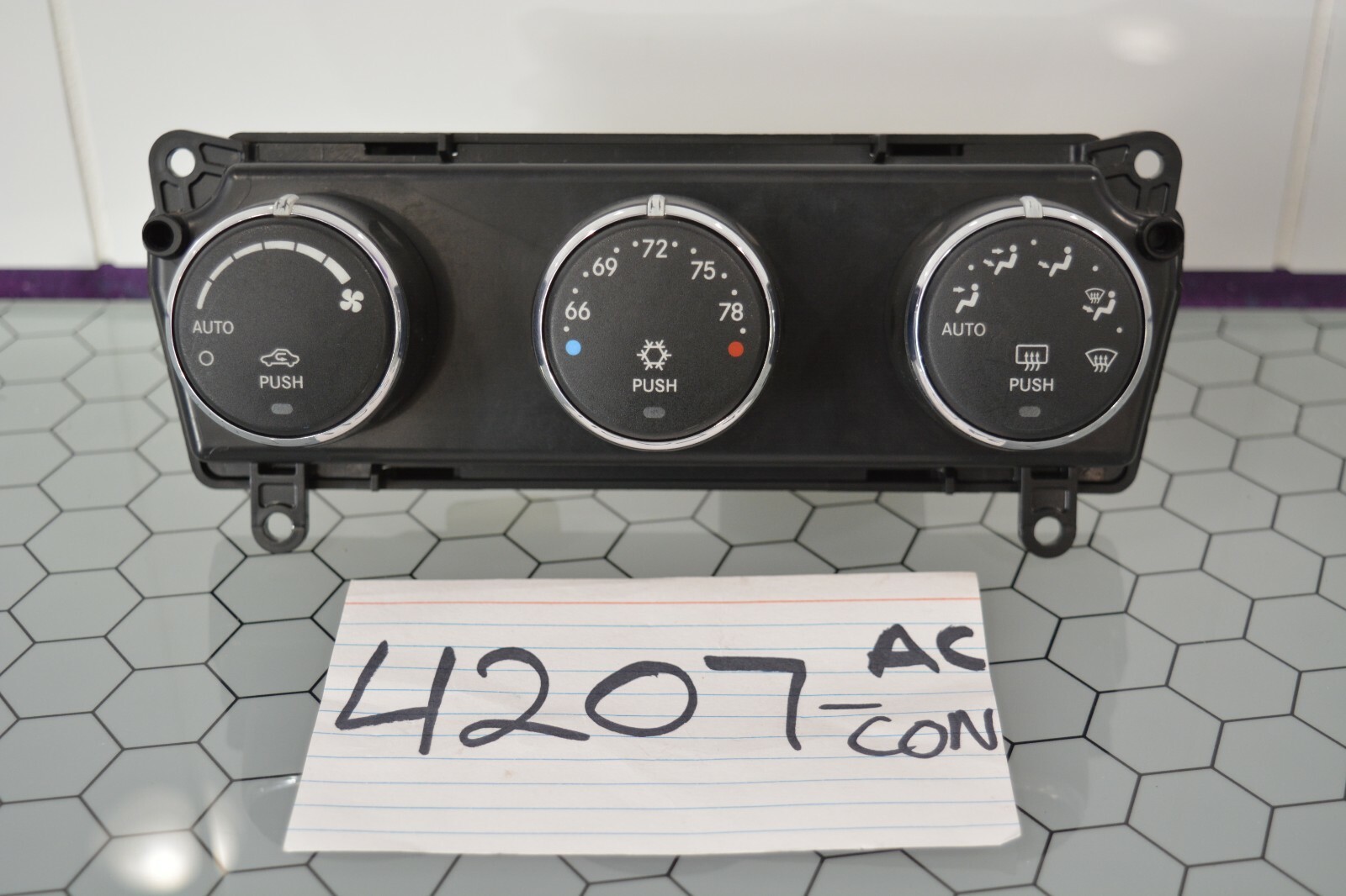 11 12 13 14 Dodge Avenger AC and Heater Control Used Stock #4207-AC 