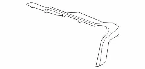 Cubierta del protector del paso del parachoques trasero para Chevrolet GMC 2007-2013 (N/P 15284313)