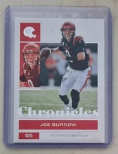 Joe Burrow Chronicles 2021 Football NFL Card #16 comeback POY season Gridiron