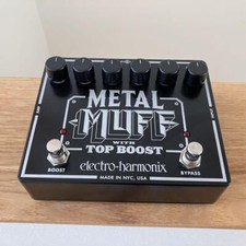 ELECTRO HARMONIX Metal Muff Guitar Effects Pedal Distorsion with Top Boost