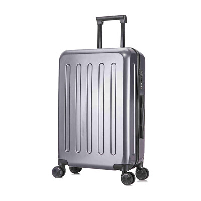 Trolley Koffer Reisen Travel Hartschalenkoffer TSA Schloss und 4 Lenkrollen Grau