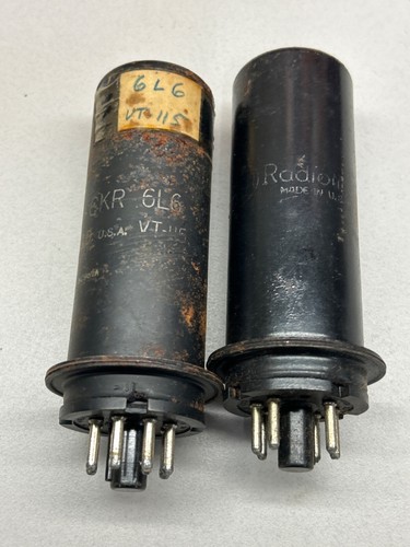 Lot De 4 Tubes électroniques - 2x Ken-Rad & 2x RCA - Années 50 - Non Testés