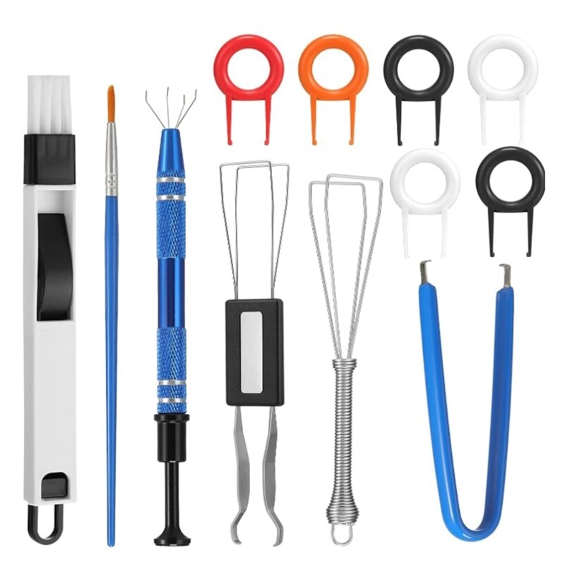 Mechanical Keyboard Lube Pen Tool with Stem Holder for Cherry Kailh Gateron Switches-image