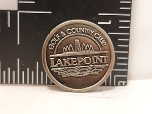 Lakepoint Club Golf Ball Marker Metal Course Magnetic