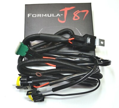 Relay Wire Harness 30A S 896 H27 Fog Light Ceramic Socket Plug Connector Lamp