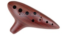 Premium 12-Hole Alto C Ocarina Flute - Wood-simulated ABS