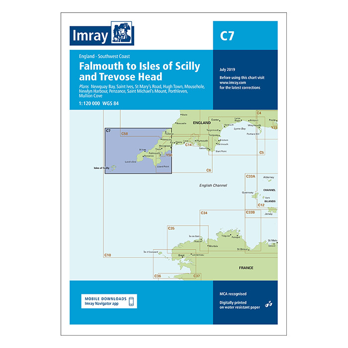 C7 Falmouth to Isles of Scilly Chart