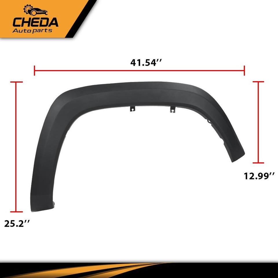 Front Fender Flare Trim Moldings Fit For 20162023 Toyota