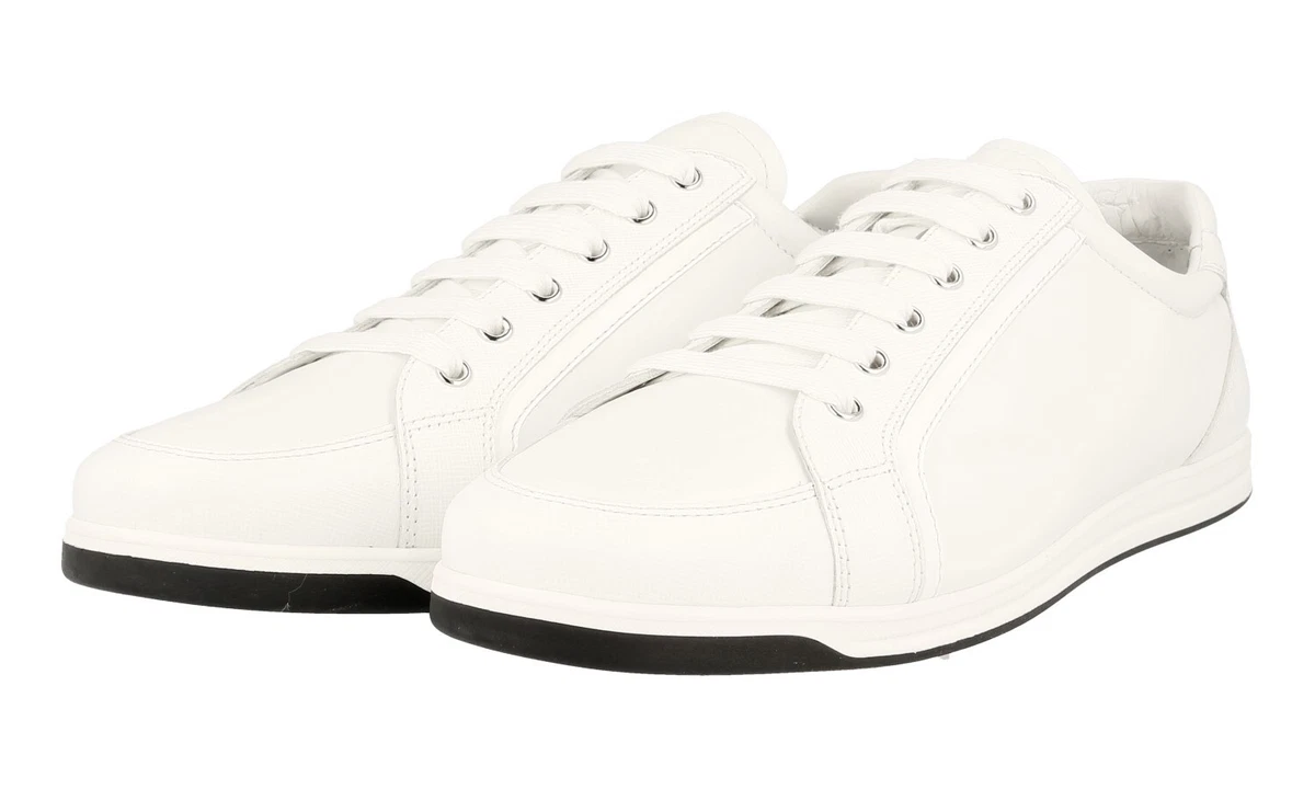 PRADA Leder Sneaker - 3E5892 - Weiss - NEU