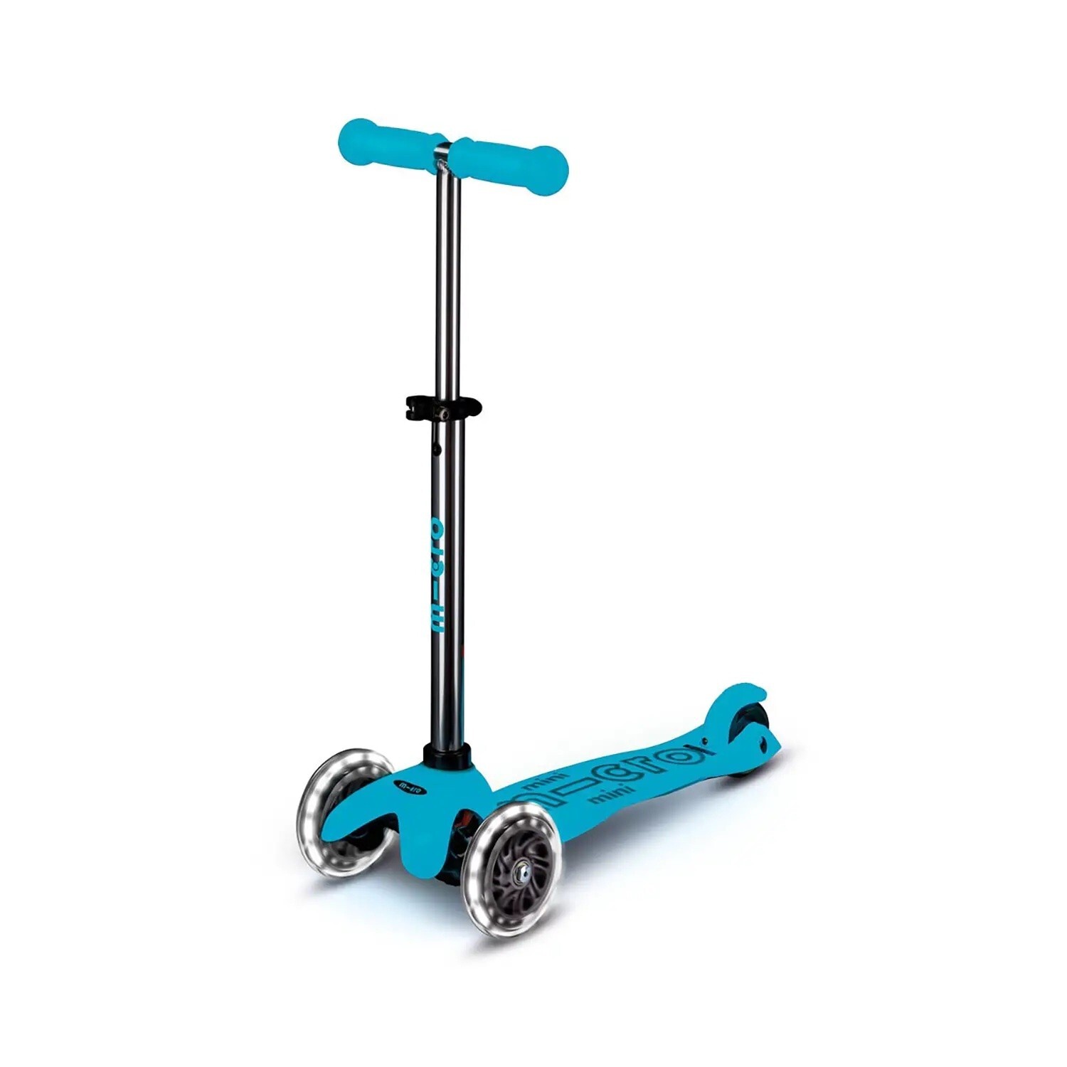 MONOPATTINO scooter MINI MICRO a 3 ruote DELUXE GLOW LED originale GHIACCIO età