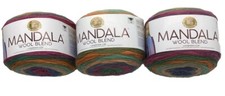 Lion Brand Mandala Yarn "Hecate" 3 Skeins 417