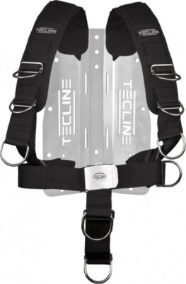 Tecline Komfort Harness + Edelstahl Backplate 3mm (mit Logo) -  vom Fachhändler
