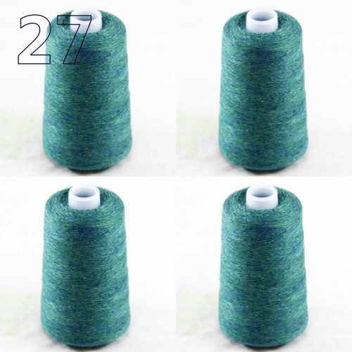 Sale New 4X100gr Cones Soft Pure Cashmere Lace Crochet Yarn Blankets Shawl 27