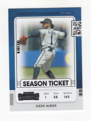 2021 PANINI CONTENDERS BASEBALL OZZIE ALBIES ATLANTA