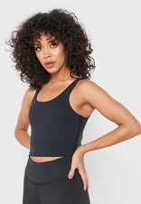 Image of Nike Women’s Yoga Luxe Cropped Tank (Black) - XS - New ~ CQ8965 010