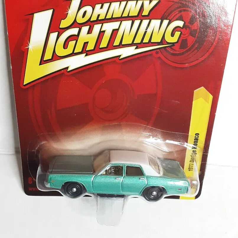NEW Johnny Lightning 1977 DODGE MONACO Teal Car Diecast 1:64 JL18