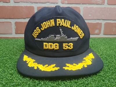 USS JOHN PAUL JONES DDG-53 NAVY SHIP HAT MILITARY