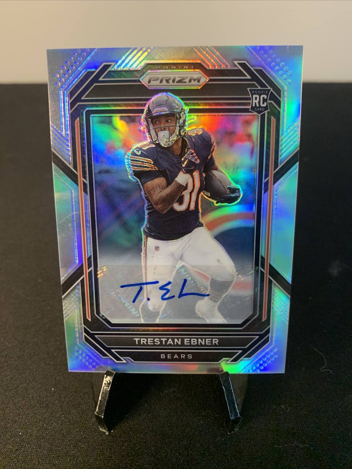 2022 Prizm Football FOTL  Trestan Ebner Silver Holo  Auto
