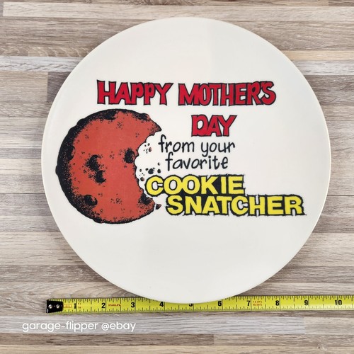 Mother's Day Plate Vintage Texas-Ware Good Gift For Mom From The Cookie Monster! - Picture 7 of 9