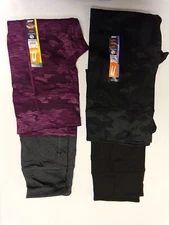 AVIA BLACK  HIGH WAISTED, CROP , Capri LEGGINGS