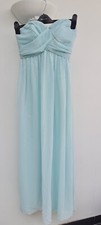NEW Mint Blue Bridesmaid/ Ball / Prom Dress