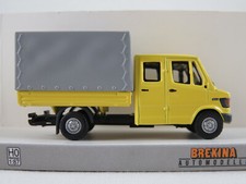 Brekina 36950 Mercedes-Benz 307 D DoKa P/P (1977) in hellgelb 1:87/H0 NEU/OVP