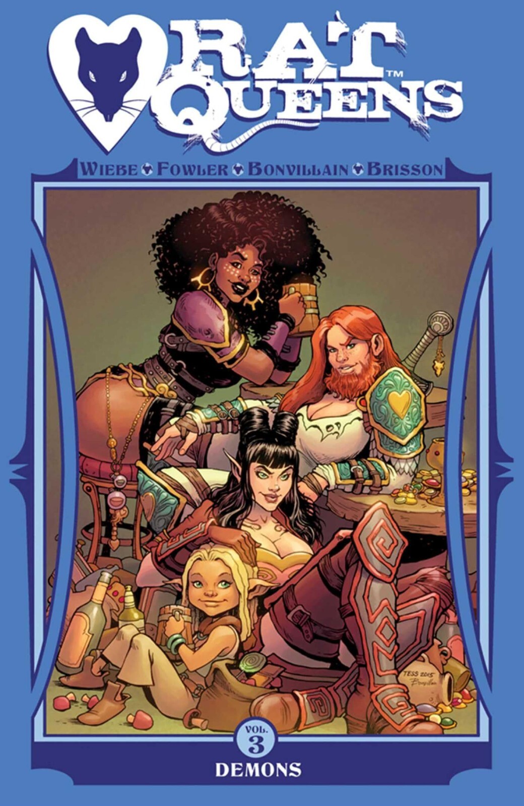 RAT QUEENS Volume 3 DEMONS Graphic Novel