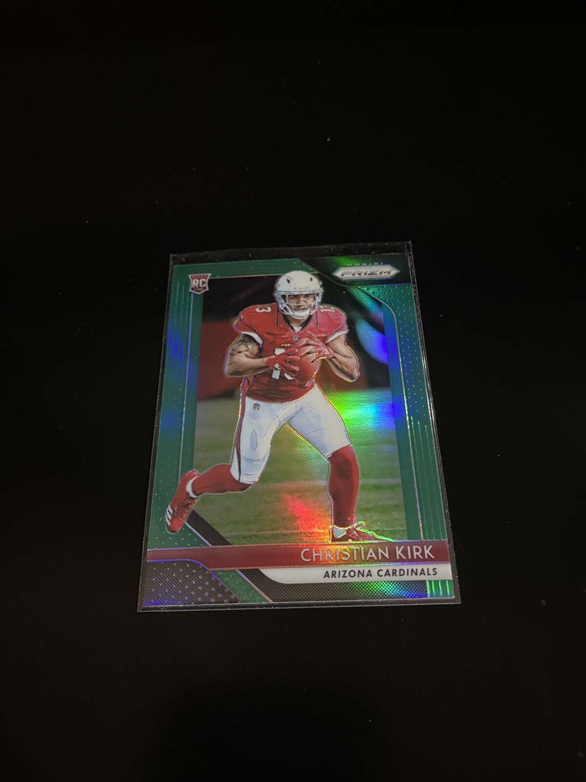 2018 Panini Prizm 219 Christian Kirk Green Prizm Arizona Cardinals RC