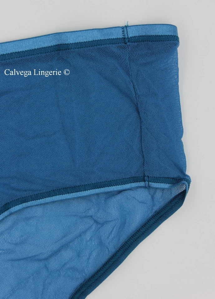 Pantalones cortos de malla "Soire Confidence" COSABELLA SOIRC0731P NUEVOS CON ETIQUETAS, azul Italia, Plus Foto 2 de 4