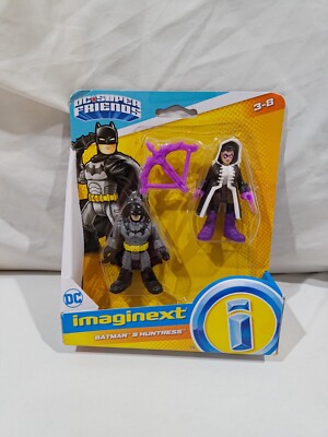 DC Super Friends Imaginext BATMAN & THE HUNTRESS 2-pk Figure Set NEW