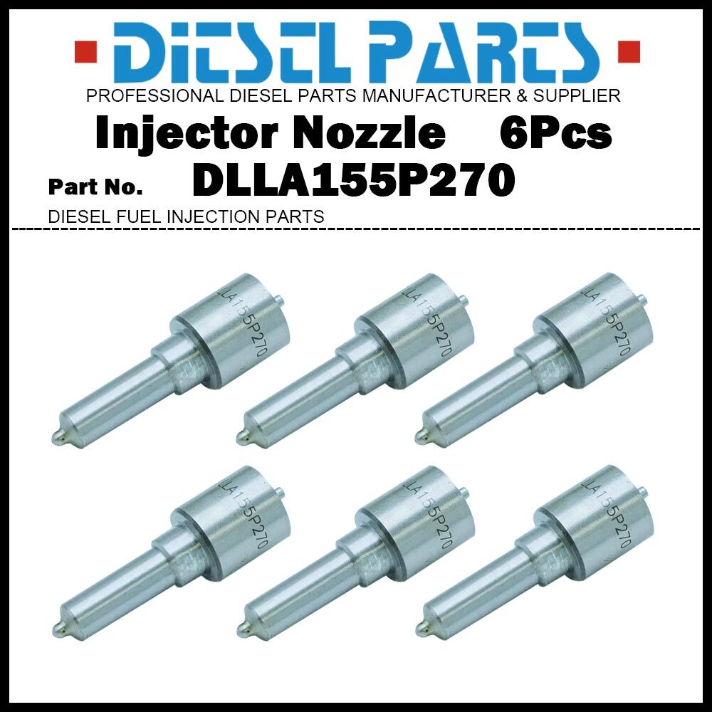 6x Fuel Injector Nozzle DLLA155P270 for Cummins 6CTA 8.3 3931735