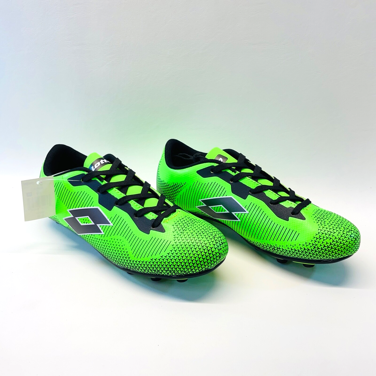 Scarpe da calcio Lotto Sport Youth verde lime taglia 5 nuove con etichette