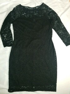 candalite black lace dress