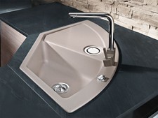 Systemceram Einhebelmischer RUBIC Hochdruck Chrom/Fango Hersteller-NP 535 €, OVP