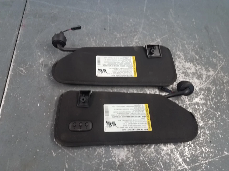 2012 Chevy Corvette Grand Sport Sun Visors #2042 H7 - Image 4 of 4