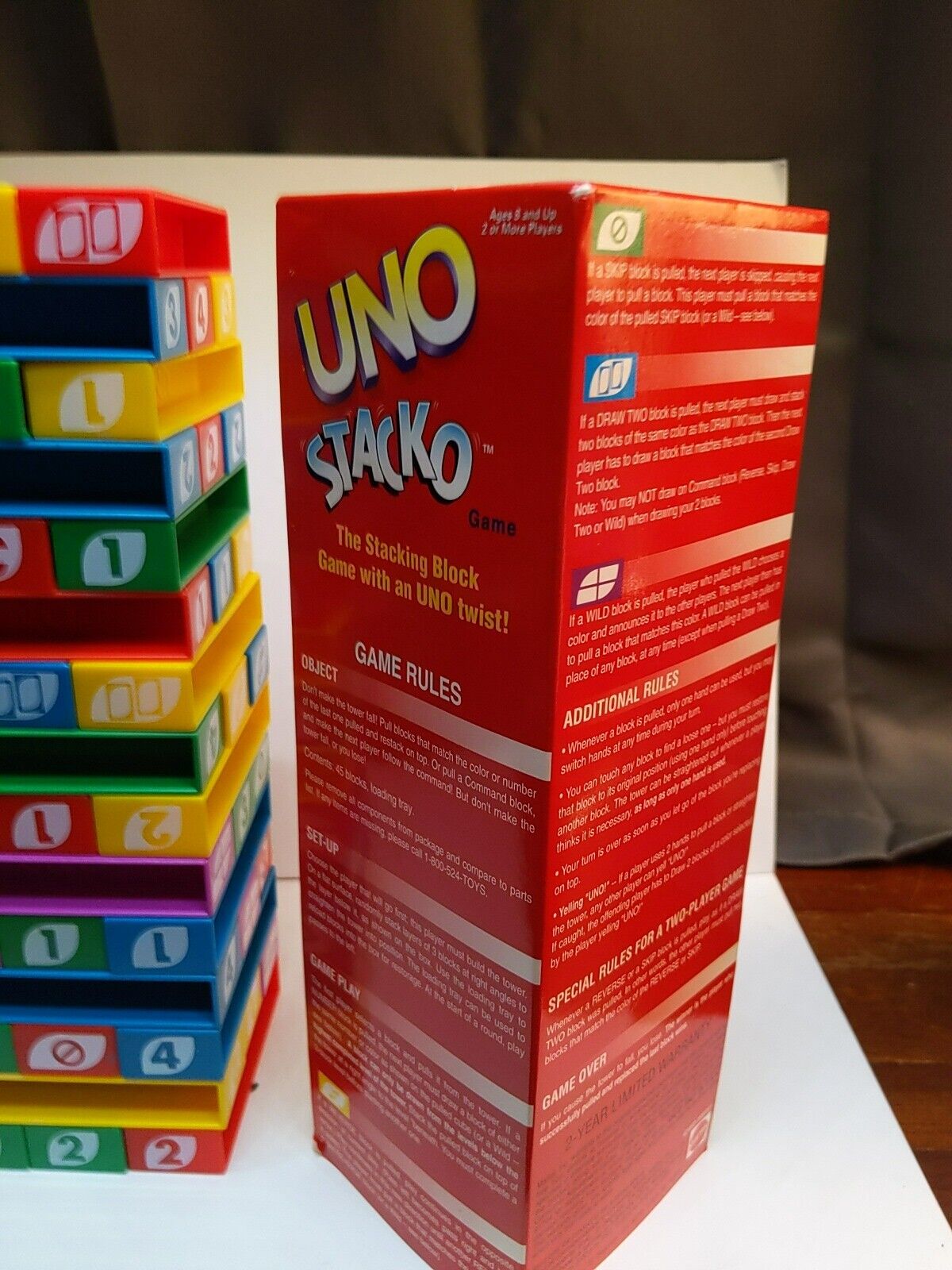 Jogo Uno Stacko Mattel Usado