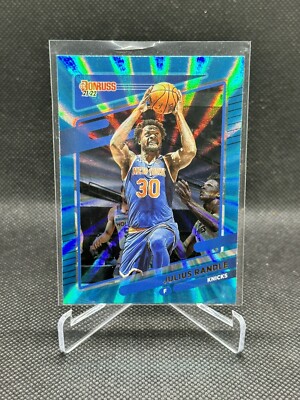 2021-22 Panini Donruss Holo Teal Laser Julius Randle #192 Knicks Nrmt  