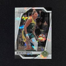 2024 Panini Prizm WNBA Mercedes Russell White Ice Prizm #109 /35 Seattle Storm