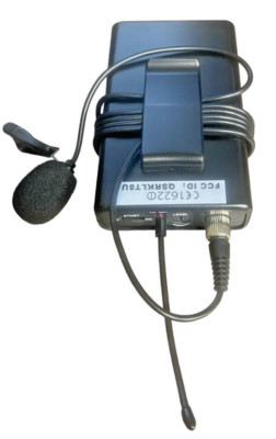 2000'S AUDIO UHF WIRELESS TRANSMITTER AWX6030M - TESTED w/ MIC!!