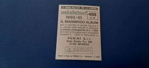 Figurine Calciatori Panini 1990/91 Nuove - Scegli dall'elenco da 281 a 556 - Imagen 199 de 257