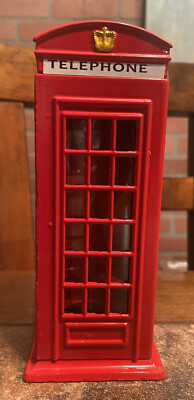 Wizarding Trunk Harry Potter Ministry Of Magic British Phone Booth Metal Bank