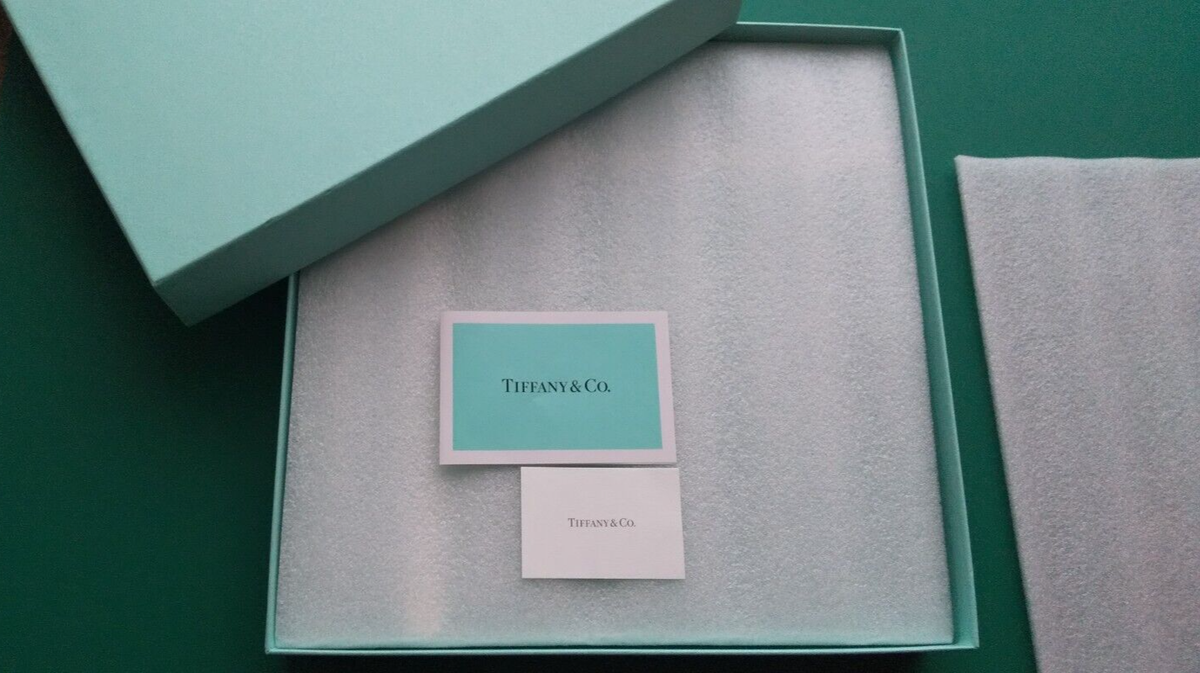 Tiffany &amp; Co. - 2セット Tiffanyボックスプレート TIFFANY & Co. (ティファニー) プレートセット 2Pセット