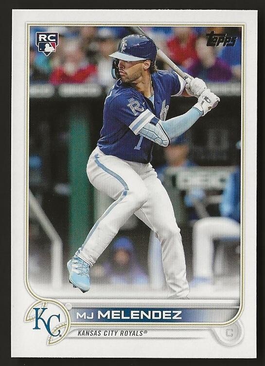 2022 Topps Update Series MJ Melendez #US223  ROOKIE -Royals