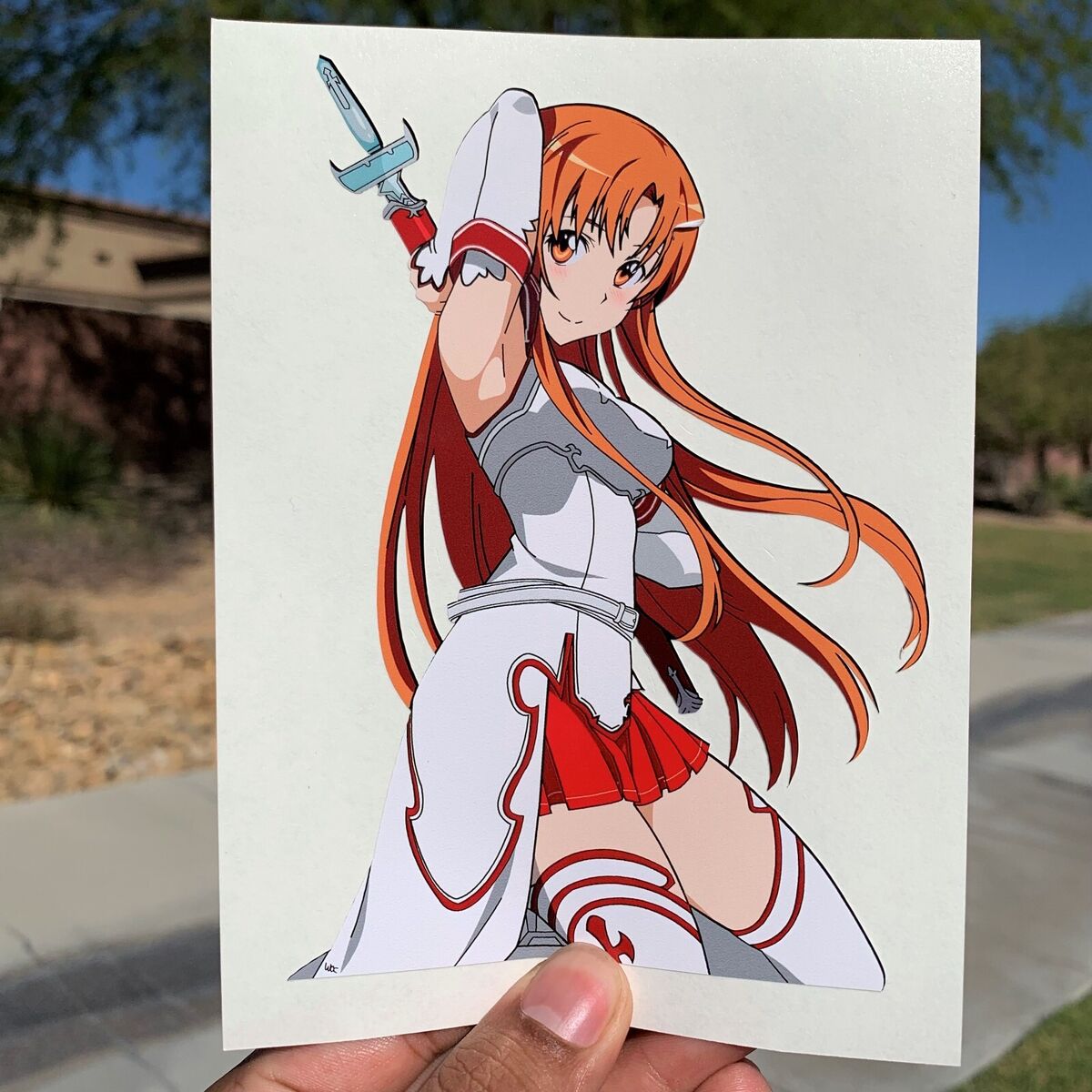 Sword Art Online - Anime- Asuna Yuuki d. Bikini Sun Fun Sticker