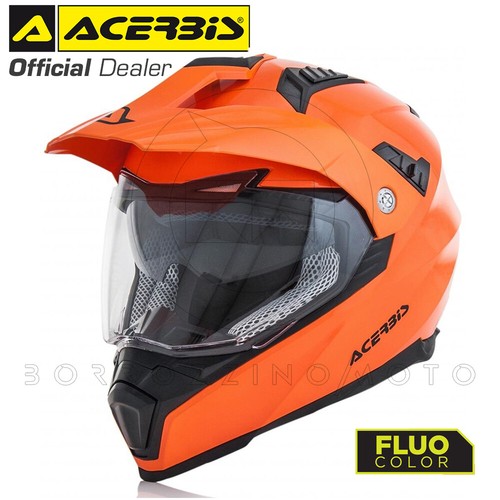 CASCO MOTO INTEGRALE ACERBIS FLIP FS-606 ENDURO CROSS MOTARD ARANCIO FLUO  TG. XL | eBay