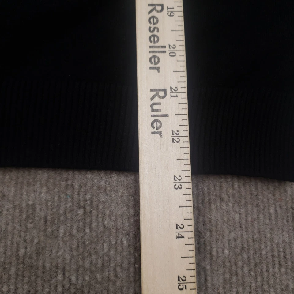 Suéter Guess Jóvenes Niñas Talla XL Negro Blanco Manga Larga Pullover Cuello Redondo Foto 4 de 4