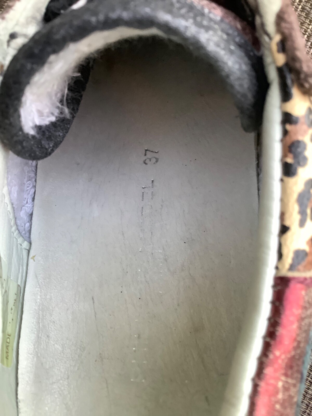 Philippe Model Multicolor Distressed Leather Pony… - image 6