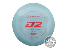 USED Prodigy Discs 500 D2 176g Teal Red Star Foil Distance Driver Golf Disc
